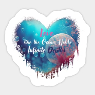 Sapphire Love: Infinite Depths Sticker